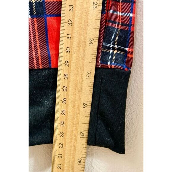 CBR Christmas Holiday Plaid Butt Button Flap Jumpsuit Romper Pajamas Women's S - Picture 16 of 16